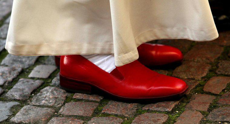 Papa'nın ayakkabı ne renk?