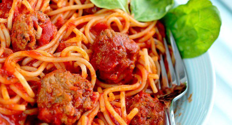 Spagetti ile iyi bir garnitür nedir?