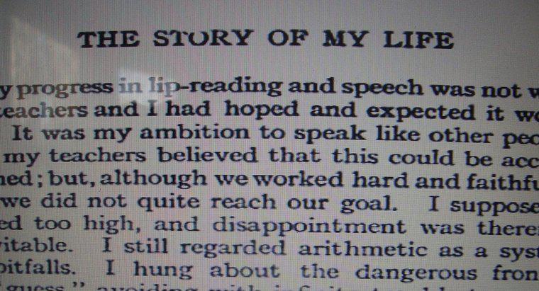 Helen Keller'den "Hayatımın Hikayesi" nin Konusu Nedir?