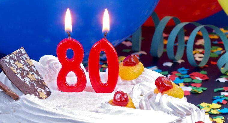 80. Doğum Günü Partisi İçin Bazı Fikirler Nelerdir?