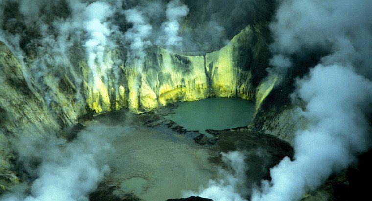 Volkanik Patlamalar Tarafından Hangi Gazlar Üretilir?