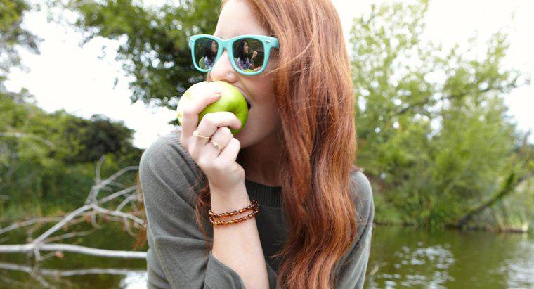 Bir elma sindirmek için kaç kalori alır?